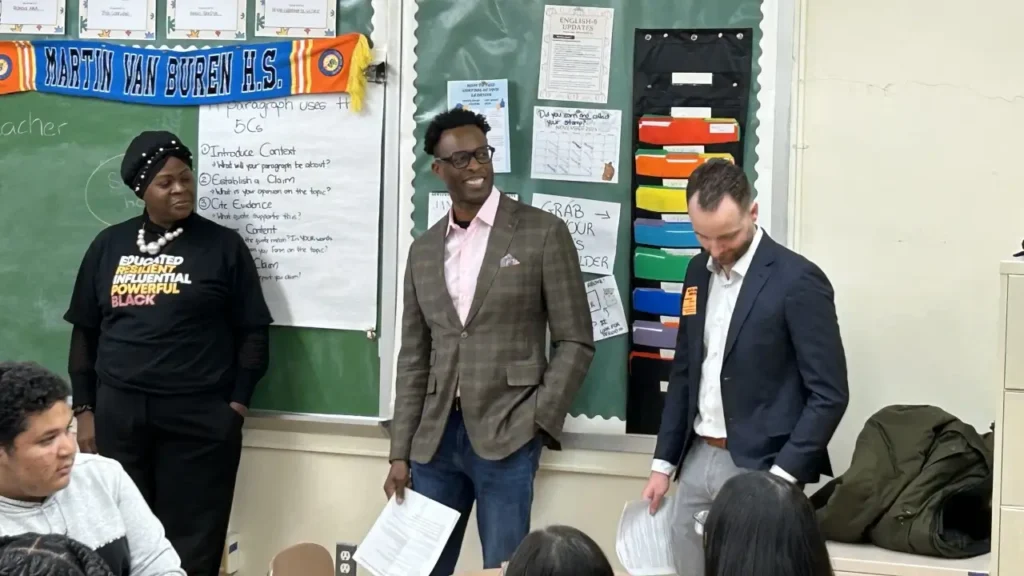 Jason Harrell standing on a room