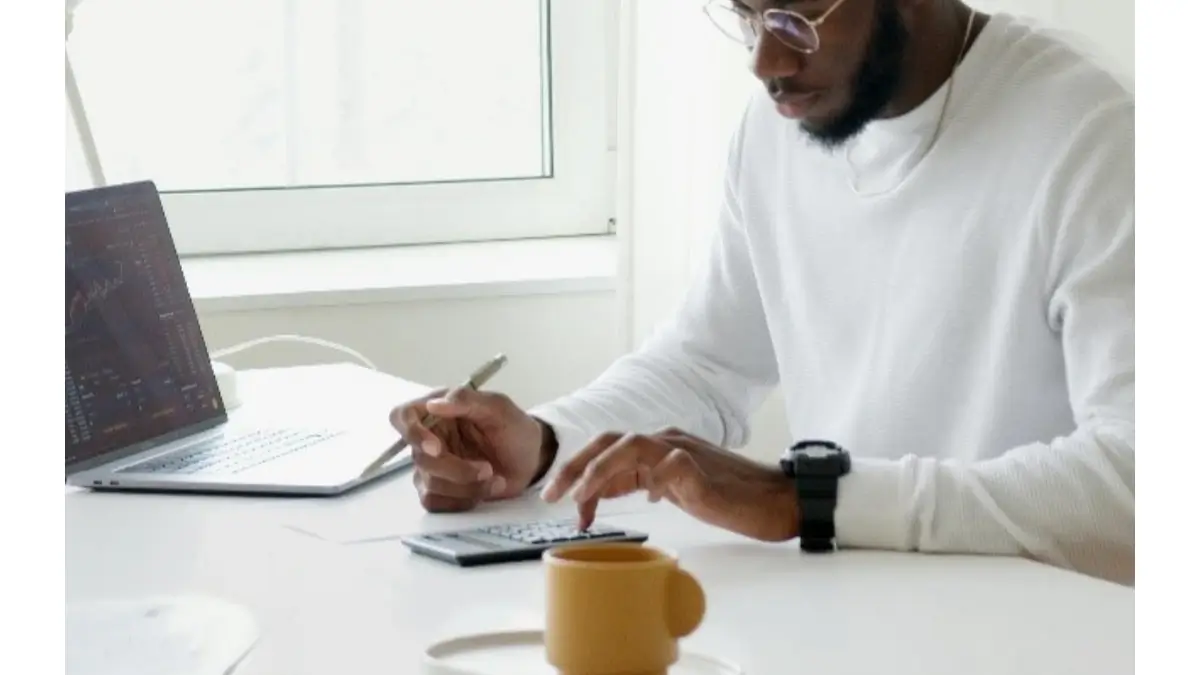 working on reports and num bers